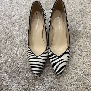 Marc Fisher Zebra Stripe Heels